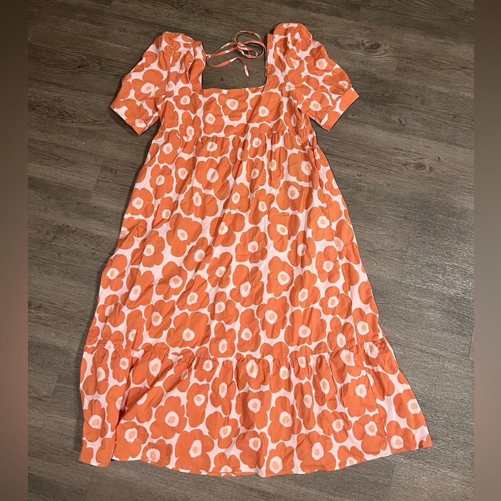 Pink & Orange Sun Dress